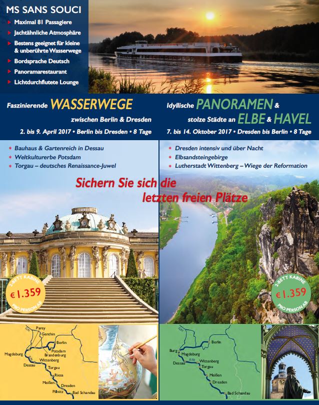 Transocean Elbe Traumreisen