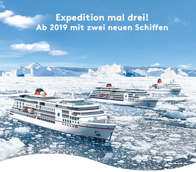 Hapag Lloyd Cruises – 2019 kommen die neuen Expeditionsschiffe